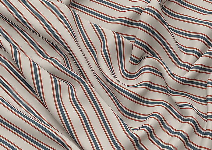 The British Stripe Co. Mary, Teignbridge No.2 - Made to Measure Curtains - Image 4